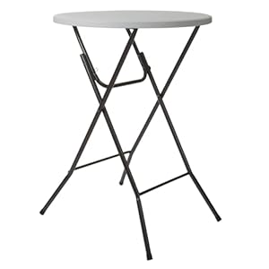 Perel Klappbarer Stehtisch Bistrotisch für Outdoor