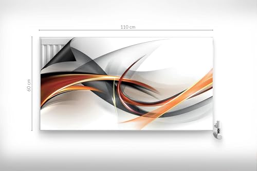 Cache radiateur 110x60 cm protège et décore salon cuisine - 5