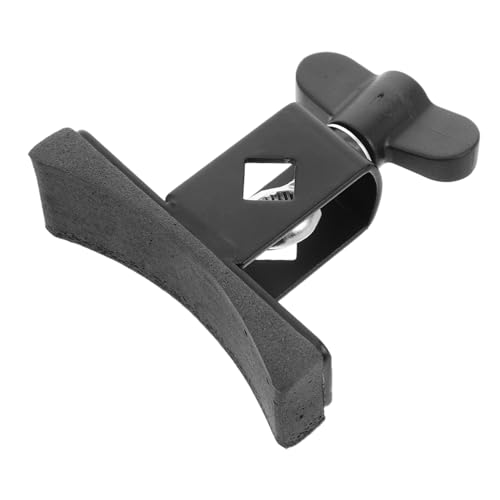 Soporte de montaje para aro de caja Hemoton Clamp con agarre firme, construcción duradera para instrumentos de percusión y tambor fácil instalación, negro miniatura 1