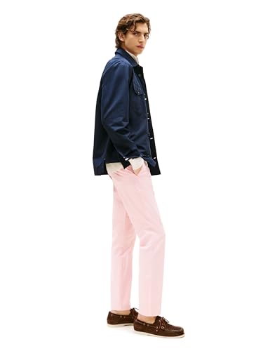 Image of Tommy Hilfiger Men's Stretch Cotton Chino Pants in Slim Fit