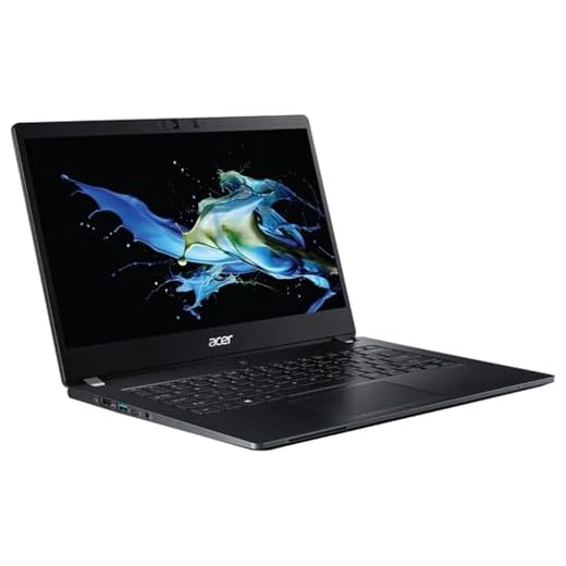 Acer TravelMate P6 Thin & Light Business Laptop, 14" FHD IPS, Intel Core i5-10310U with vPro, 8GB DDR4, 256GB SSD, 23 Hrs Battery, Win 10 Pro, TMP 2.0, Mil-Spec, Fingerprint Reader, TMP614-51-G2-5442