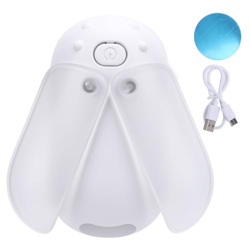 SUNGOOYUE Magnetic Reading Light, Firefly Shape 3 Colors Portable ABS Romantic Ambiance Night Light for Bedside Desk Hallway
