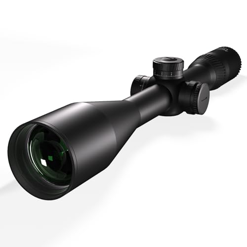 Aquilifer EP 5-25x56 Rifle Scope FFP, Side Parallax Riflescope for Hunting, 11-Level Red-Illuminated Christmas Tree Reticle, 0.1MRAD Tactical Turrets, Waterproof Shockproof Long Range Optics