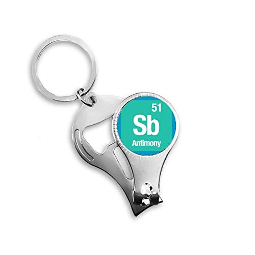 Sb Antimony Porte-clés au laboratoire ou au bureau d'ingénieur