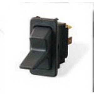 Eaton / Cutler Hammer 8004K23N1V1 Non-Illuminated Rocker Switch SPST 125 - 250 Volt AC 28 Volt DC 10/15 Amp Black