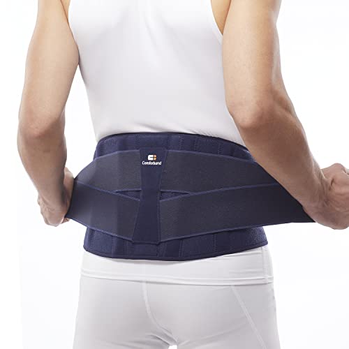 Comforband Adjustable Back Support Brace With Power Straps For Men And Women - Immediate Relief From Lower Back Pain, Strains, Arthritis, Herniated Disc, Sciatica, Scoliosis, Injury Recovery, Rehabilitation – Firm Back Support With Adjustable Compression - Class 1 Medical Device – One Size Fits Most #TOP7