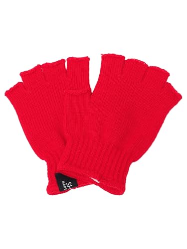 [シップス] 手袋 フィンガーレス ニット グローブ メンズ 118780015 レッド系その他 ONE SIZE