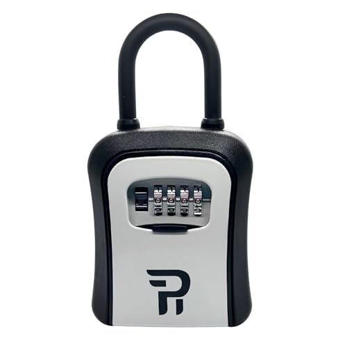 Key Lock Box for Outside - Realtor Lockbox for House Keys Outdoor - Combination Key Hiders to Hide a Key Safe Storage