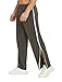 PINSPARK Jogginghose Herren Lange Atmungsaktiv Sporthose Yogahose Freizeithose Seitlicher Reißverschluss Split Hose mit Tachen Grau XL Ort mit günstig Kaufen-PINSPARK Jogginghose Herren Lange Atmungsaktiv Sporthose Yogahose Freizeithose Seitlicher Reißverschluss Split Hose mit Tachen Grau XL