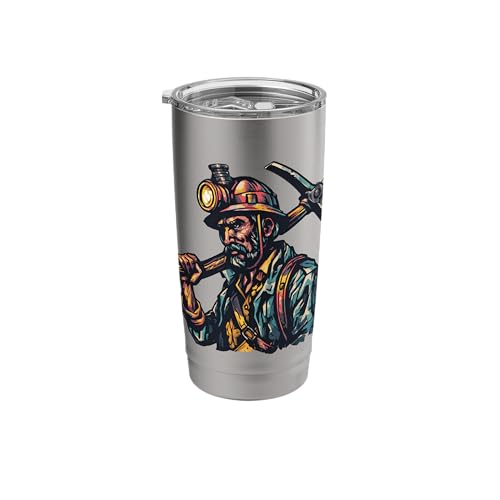 Miner Buddy With Helmet And Miner's Lamp Stainless Steel Insulated