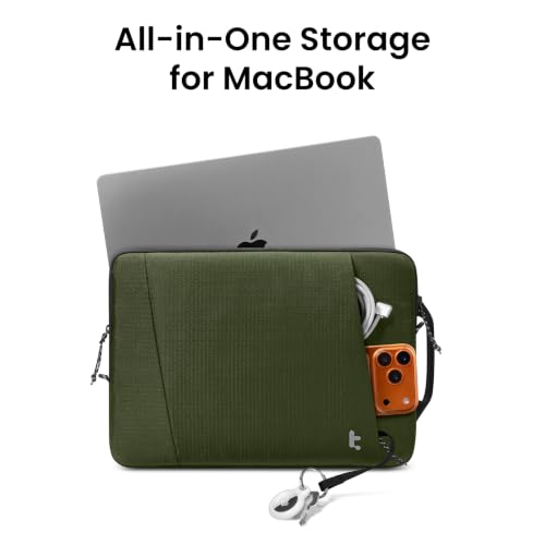 Image of tomtoc Slim & 360 Protective Laptop Sleeve for 15-inch MacBook Air M5 /A3448 (2026), M4 /A3241, M3 /A3114, M2 /A2941, Water-Resistant Case with CornerArmor