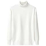 Le coton de haute qualité est doux pour la peau, assure un confort de port et la coupe ajustée rend le col roulé à manches longues parfaitement ajusté. Mais il est de taille asiatique et taille très petit, veuillez choisir 1 à 2 tailles au-dessus !