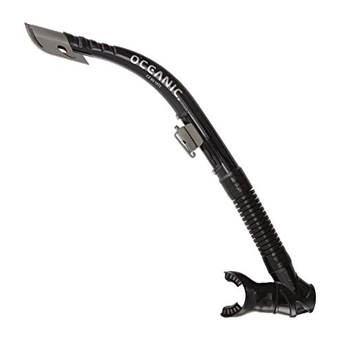 Oceanic Arid Extra Dry-Top Snorkel - Negro/Titanio miniatura 1