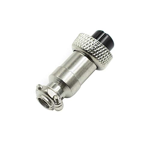 Conector GX12-4P 4 Pines Metal Macho y Hembra Pack 2 miniatura 5