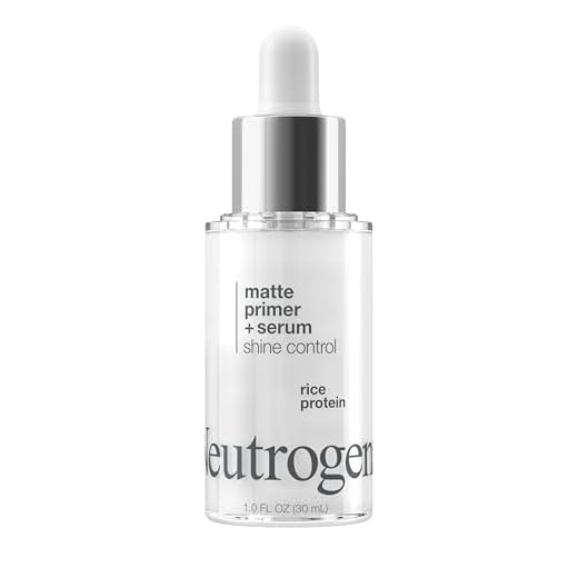 Neutrogena Shine Control Matte Booster Face Primer & Serum, Skin-Mattifying Serum-to-Primer with Rice Protein, Absorbs Excess Oil & Keeps Skin Shine Free, 1.0 fl. oz