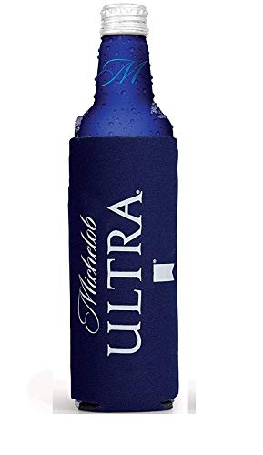 Michelob Ultra 16oz Aluminum Slim Bottle Coolie Cooler Can Huggie