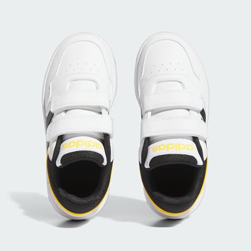 adidas - Hoops 3.0 Cf C - IF5316 - Color: White - Size: 2.5 Little Kid3