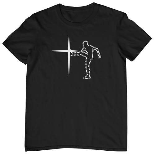 Plastic Revolution Old Grey Whistle Test T-Shirt (UK, Alpha, XXL, Regular, Regular, Black T-Shirt with White Print)