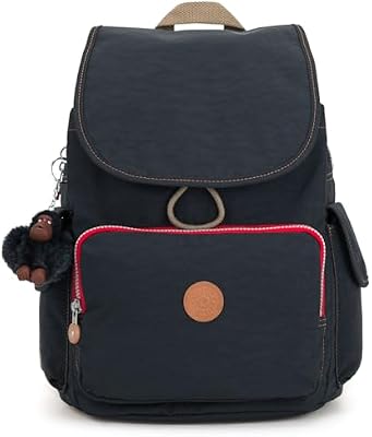 Kipling City Pack Mochila Mediana, True Navy Combo (Azul)