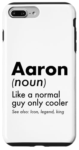 Aaron Like A Normal Guy Only Cooler Legend King �t�@�[�X�g�l�[�� �X�}�z�P�[�X iPhone 7 Plus/8 Plus �p