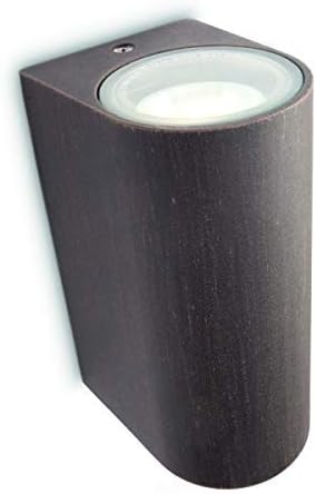 Philips Nightingale Wall Lamp, Outdoor Lighting for The Garden 2 x 35 W, 8 x 10 x 16 cm, Rust, Rust-coloured - Image 4