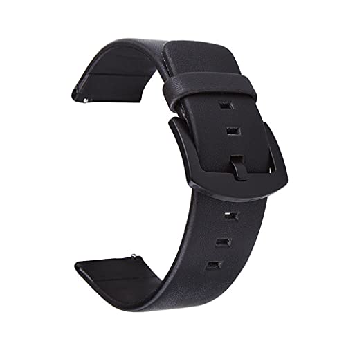 Bracelet de montre vintage en cuir 20 mm 22 mm gris rétro