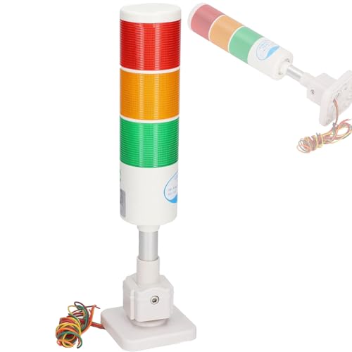 Feu d'avertissement industriel LED à 3 couches pliable avec buzzer sonore
