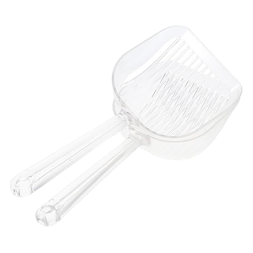 POPETPOP 2pcs Cat Litter Shovel Clean Kitten Scooper Cat Litter Cat Litter Clumping Cats Cat Litter Cat Litter Scoop Litter Tool Portable Indoor Cat Accessory for Transparent