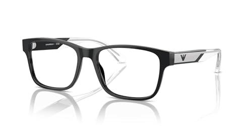 Image of Emporio Armani mens Ea3239 Rectangular Prescription Eyewear Frames
