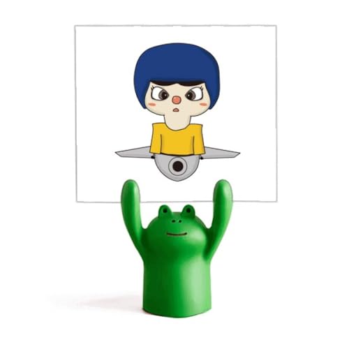 Memo holder cartoon grenouille et décorations de bureau mignonnes pour notes