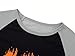 Topgal Sport Boys Pajamas Trendy 2-Piece Basketball PJS Gray Raglan Long Sleeve Pants Nightwear jammies Set Size 8