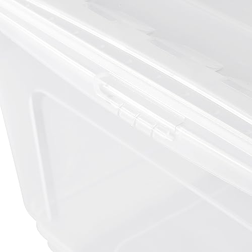 keeeper Aufbewahrungsbox mit Air Control System, 59 x 39 x 18 cm, 30 l, Bea, Transparent
