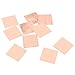 Bclla Zkenshan-Copper Sheet 50pcs 0.1/0.3/0.5/0.8/1mm Laptop Copper Sheet Plate Strip Shim Thermal Pad Heatsink Sheet, High Purity and Durable