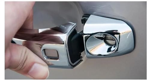 Cubierta cromada protectora y elegante para manijas Audi Q5 y A4 B8 3