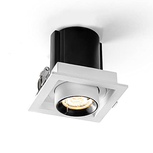 Projecteur encastré anti-éblouissement JCAKES élimine la fatigue visuelle spot carré 7w