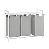 Vakken Wasmand met Plank Wasbox 3 x 38L aanbieding bij Ochama