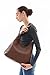 Fldhav Suede Bag for Women Hobo Bag Slouchy Purse Fashionable Leather Shoulde Office Tote Handbag(Coffee)