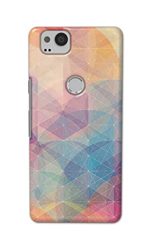 Image of PRINTFIDAA Printed Hard Back Cover Case for Google Pixel 2 Back Cover (Crumpled Paper Design) -1803