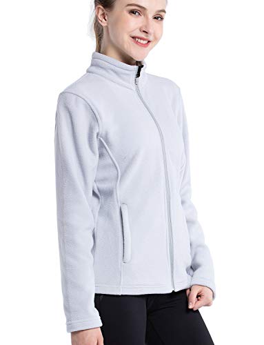 Rion Women’s Polar Fleece Jacket, Full-Zip, Long Sleeves, Side Pockets - Thumbnail 2