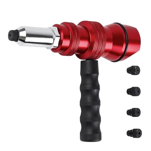 Adaptador Remachadora Eléctrica | Alta Resistencia Al Desgaste,Accesorio Taladro Para Remaches Tuerca | Compatible con ATV, Autocaravana, Coche, Camión, Remolque, RV