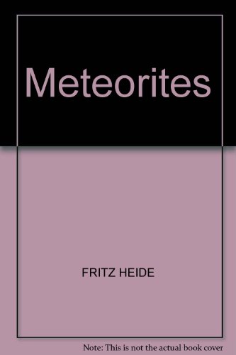 Meteorites B0006RO3VE Book Cover