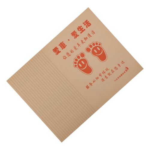 TOPBATHY 50stücke Bodenmatte Auto Einweg Fußmatten Für Autos Schutzmatte Kraftpapier Spritzwassergeschützt rutschfest Auto-innenraumteppich Zubehör