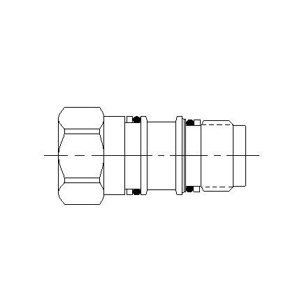 XEOA-XXN Cavity Plug, 1 to 2 Open, Port 3 Blocked