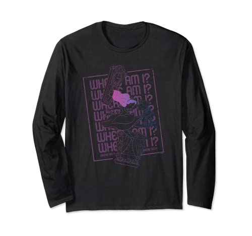 T-shirt imprimé Disney Alice coton col rond vêtement manches longues