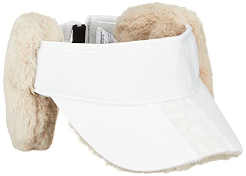 ゴルフ  ゴルフ バイザー イヤーウォーマー付き 吸水速乾 抗菌防臭 レディース WH00 FREE サイズ