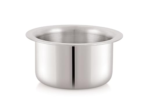 Image of Tosaa Tri Ply Extra Heavy Super Tope-Stainless Steel, Even Heat Distribution, Easy to Clean - Induction Bottom 18 Cm (2650 Ml)