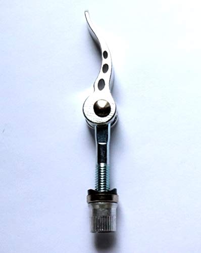 Morsetti a sgancio rapido per bicicletta, M8 x 55 mm, argentato, lot de 2