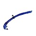 Luqeeg PVC Easy Breath Diving Snorkel, Comfortable Mouthpiece, Large Caliber, Lightweight, Strong Sealing Performance, Ideal for Diving, Snorkeling (Blue)