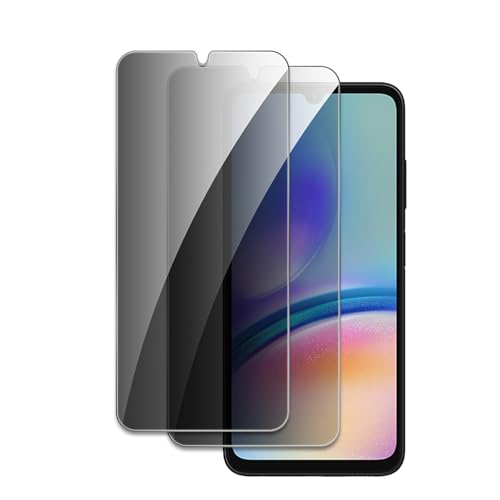 2 Piezas Protector Pantalla Privacidad para Samsung Galaxy A05s, Privacidad Cristal Templado Anti Espía, dureza 9H, Anti Arañazos, Sin Burbujas, Antihuellas, Ultra Resistente