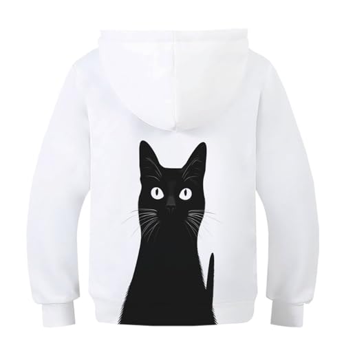 Pull chaton mignon à capuche pull cadeau parfait pour ados - 2